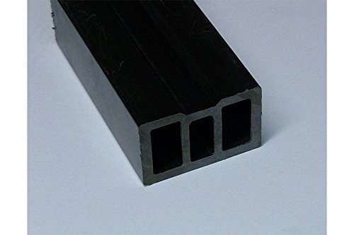 Muster/Handmuster WPC Unterkonstruktion für Terrassendielen, 40 x 60 mm, anthrazit, (4,34 € / lfm) von woodstore24