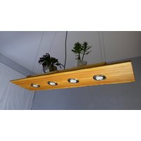 Deckenlampe | Hängelampe Aus Holz/Lärche Warmweiß 4x 7 Watt Deckenlampe | Hängelampe Aus Holz/Lärche Warmweiß 4x 7 Watt von woodunso