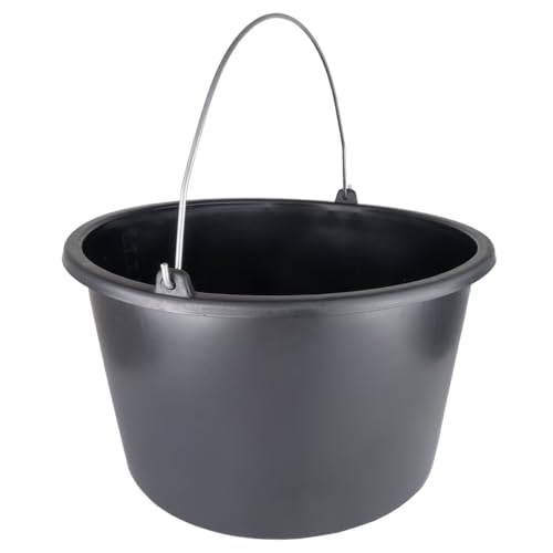 Baueimer 10L mit Skala Wassereimer Mörteleimer Kübel für Baustelle und Garten (1 Stück, 10 Liter) von woplus