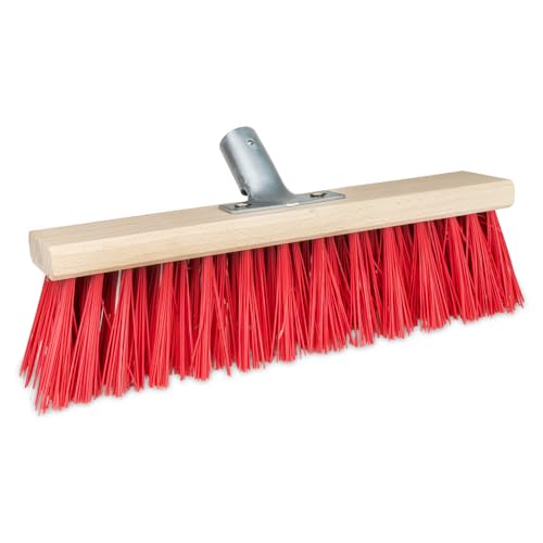 Straßenbesen 300 mm ohne Stiel Gartenbesen Industriebesen Outdoor Besen mit Stabilen Borsten (30 cm ohne Stiel) von woplus