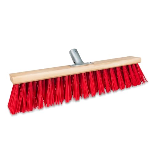 Straßenbesen 400 mm ohne Stiel Gartenbesen Industriebesen Outdoor Besen mit Stabilen Borsten (40 cm ohne Stiel) von woplus