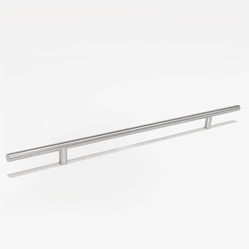 woplus T Stangengriff Türgriff Edelstahl Möbel Griffen Griffe Schrankgriffe Silber Stück Schrank Schublade Türgriff Stangengriff Lochabstand - 290 mm Edelstahl (1 Stück) von woplus