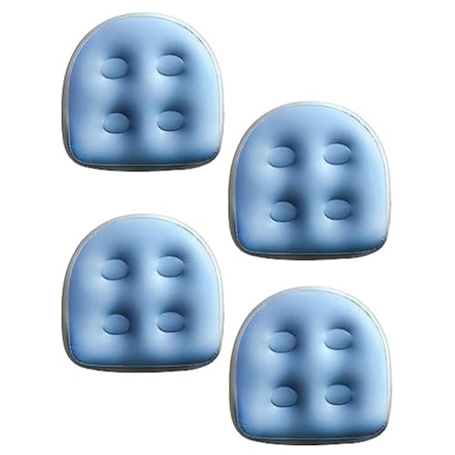 worien 4 Stk. Spa- und -Booster, Pool-Badewannen-Sitzluftkissen, Blaues PVC-Spa Wasserdichte Rückenauflage, Weiche Spa-Kissenmassage-Matte von worien
