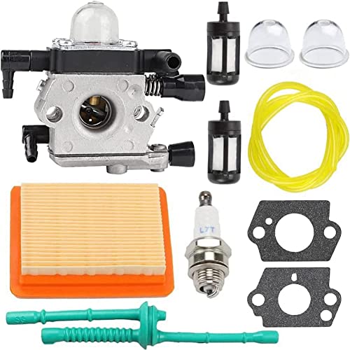 worien Vergaser für MM55 MM55C 4601-120-0600 Ersetzen Sie Den C1Q-S202A Vergaser mit Dem Luftfilter-Kraftstoffleitungs-Tuning-Kit worien Vergaser für MM55 MM55C 4601-120-0600 Ersetzen Sie Den C1Q-S202A Vergaser mit Dem Luftfilter-Kraftstoffleitungs-Tuning-Kit von worien