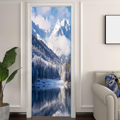 workid 3D Türtapete Türfolie selbstklebend TürPoster PVC Türaufkleber Fototapeten-Bergspitzen 90 * 200cm MTHP-08 workid 3D Türtapete Türfolie selbstklebend TürPoster PVC Türaufkleber Fototapeten-Bergspitzen 90 * 200cm MTHP-08 von workid