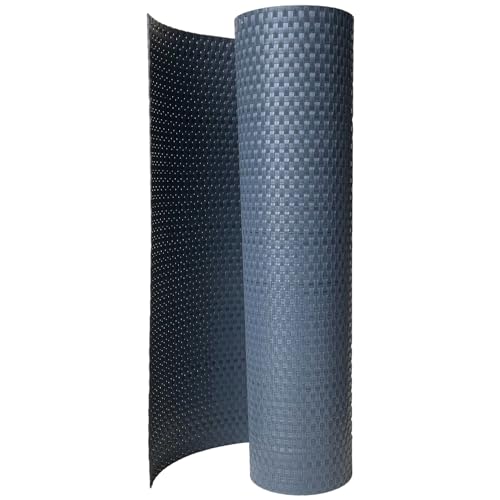 workingHOUSE Terrassen Balkonbespannung Meterware 70 cm Höhe - Sichtschutz aus Polyrattan, Sichtschutzstreifen, Balkon (Anthrazit) von workingHOUSE