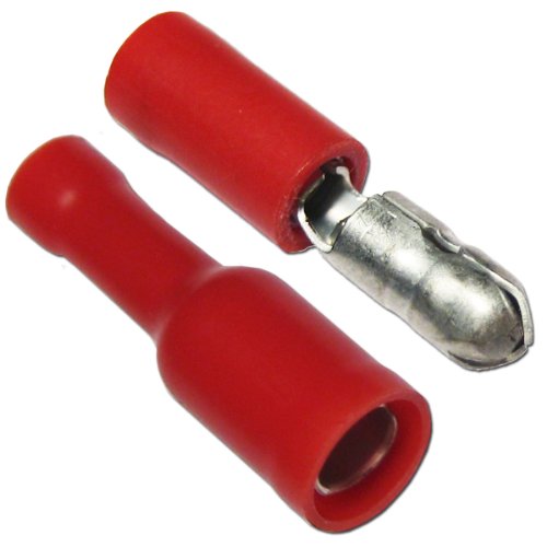 10 Paar Rundsteckverbinder ROT f 0,5-1,5mm² Kabel 10 Paar Rundsteckverbinder ROT f 0,5-1,5mm² Kabel von world-trading-net