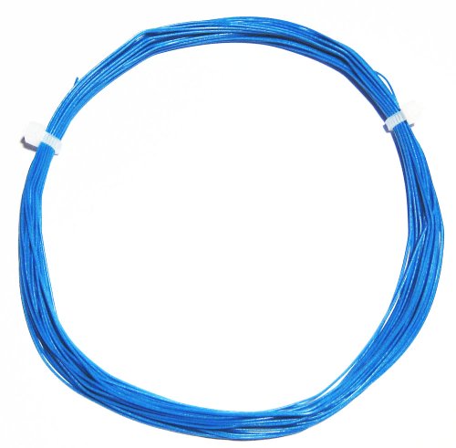 world-trading-net - 10m einadrige hochflexlible Kupferlitze, blau, 0,5mm / 0,04mm² von world-trading-net