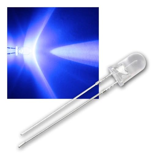 world-trading-net - 25 LEDs 5mm wasserklar blau Typ WTN-5-12000b, Leuchtdiode, bedrahtet, Diode Leuchtend, als Bauteil von world-trading-net