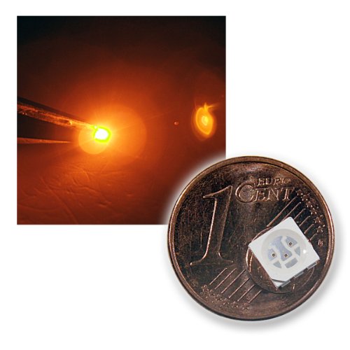 world-trading-net - 10 SMD LEDs 5050 Gelb, 3-Chip, Highpower 580-600nm von world-trading-net