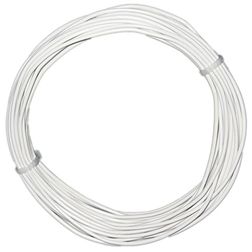 world-trading-net - 10m Litze flexibel weiß 0,50mm² - Ø2mm von world-trading-net