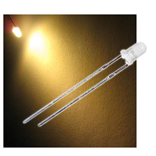 world-trading-net - 25 LEDs 3mm diffus warmweiß Typ WTN-3-2900ww, Leuchtdiode, bedrahtet, Diode leuchtend, als Bauteil world-trading-net - 25 LEDs 3mm diffus warmweiß Typ WTN-3-2900ww, Leuchtdiode, bedrahtet, Diode leuchtend, als Bauteil von world-trading-net