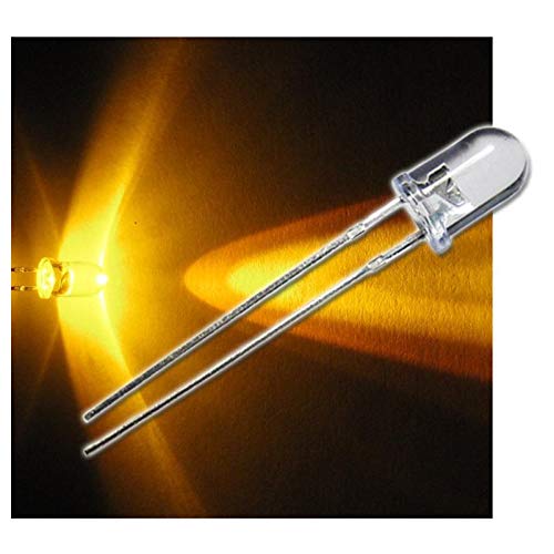 world-trading-net 50 LEDs 5mm wasserklar blinkend gelb SET, Leuchtdiode, bedrahtet, Diode leuchtend, als Bauteil world-trading-net 50 LEDs 5mm wasserklar blinkend gelb SET, Leuchtdiode, bedrahtet, Diode leuchtend, als Bauteil von world-trading-net