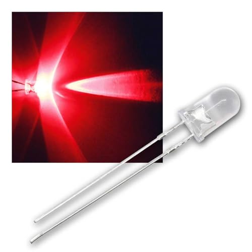 world-trading-net - 50 LEDs 5mm wasserklar rot Typ WTN-5-12000r, Leuchtdiode, bedrahtet, Diode leuchtend, als Bauteil world-trading-net - 50 LEDs 5mm wasserklar rot Typ WTN-5-12000r, Leuchtdiode, bedrahtet, Diode leuchtend, als Bauteil von world-trading-net