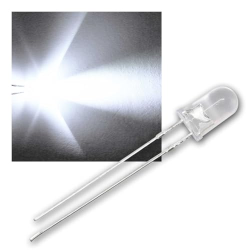 world-trading-net - 50 LEDs 5mm wasserklar weiß Typ WTN-5-19000pw, Leuchtdiode, bedrahtet, Diode leuchtend, als Bauteil world-trading-net - 50 LEDs 5mm wasserklar weiß Typ WTN-5-19000pw, Leuchtdiode, bedrahtet, Diode leuchtend, als Bauteil von world-trading-net
