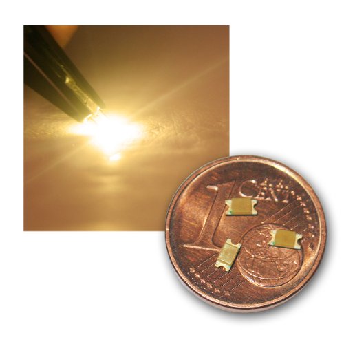 world-trading-net - 50 SMD LED 1206 Warmweiß klar Typ WTN-1206-350ww von world-trading-net