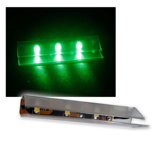world-trading-net - 6er SET LED Glasbodenbeleuchtung 66mm grün von world-trading-net