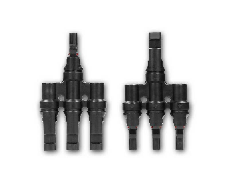 world-trading-net Aderendhülsen MC4 3-fach Verteiler 3 Paar, IP67, UV-stabil von world-trading-net