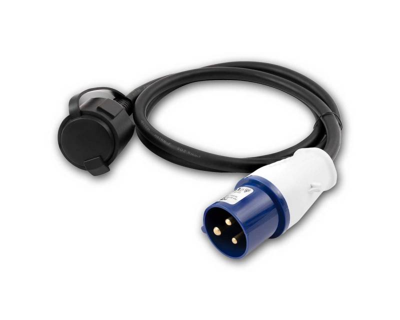 world-trading-net Schuko-Stecker Adapterleitung 1,5m CEE-Stecker -> Schuko-Kupplung world-trading-net Schuko-Stecker Adapterleitung 1,5m CEE-Stecker -> Schuko-Kupplung von world-trading-net