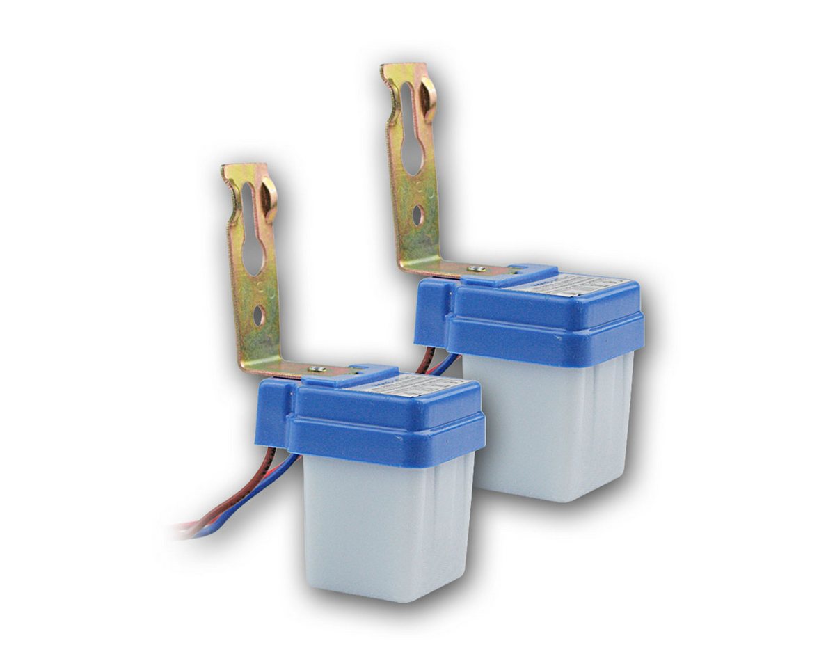 world-trading-net Dämmerungsschalter 2er SET Dämmerungsschalter "Mini", 230V/6A, IP44 von world-trading-net