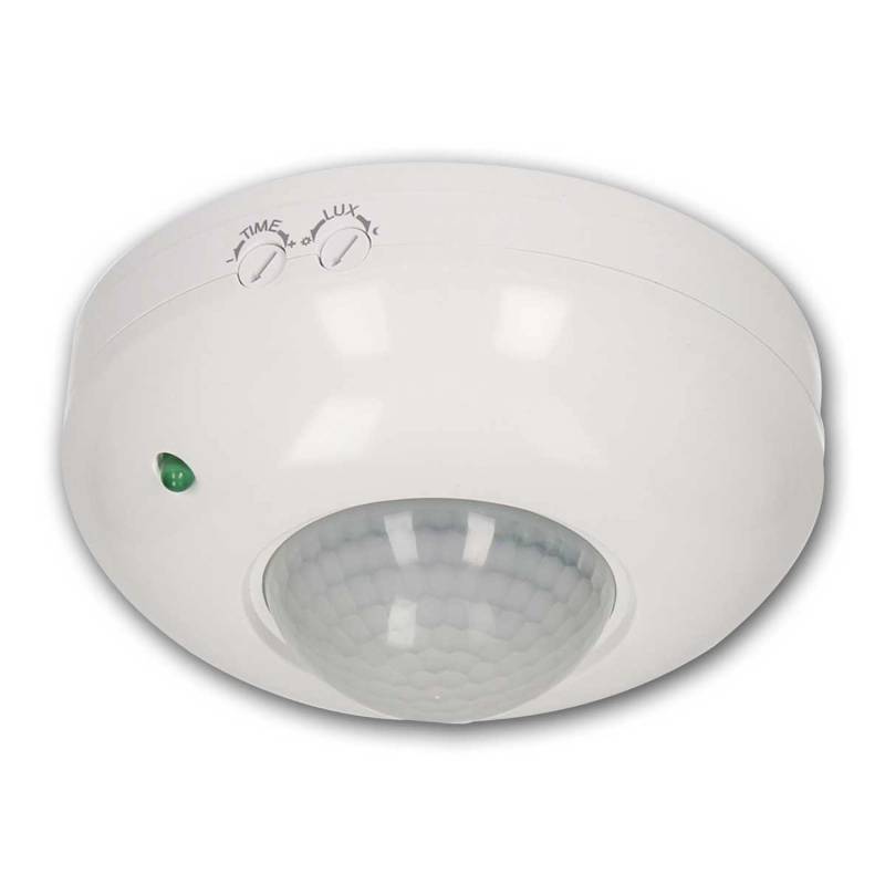world-trading-net Decken-Bewegungsmelder 360 Grad Weiß LED-geeignet von world-trading-net