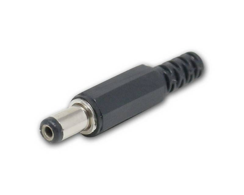 world-trading-net F-Stecker 10x DC-Stecker 2,1x5,5mm, Schaftlänge 9mm, Knicksc von world-trading-net