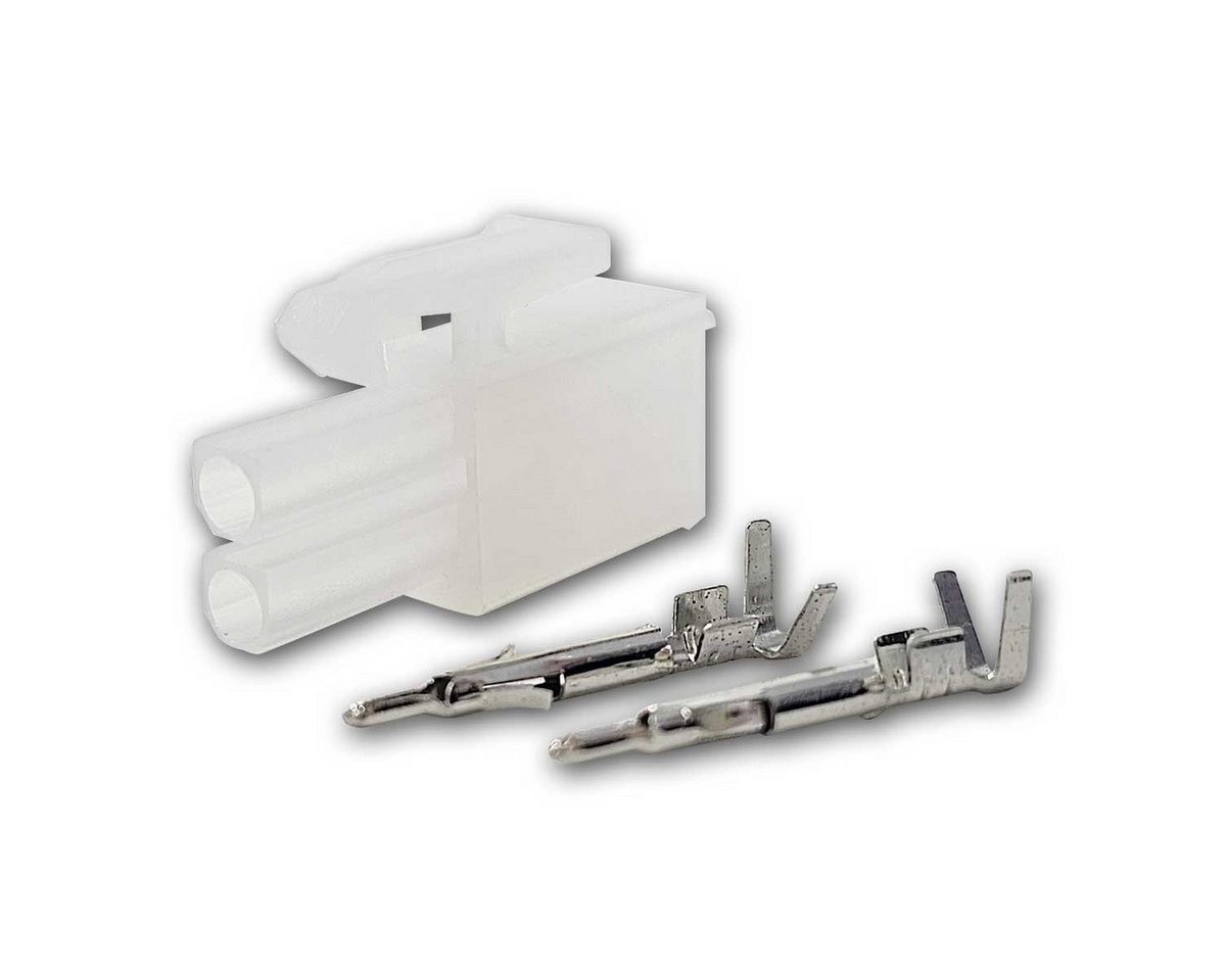 world-trading-net F-Stecker AMP-Stecker 2-polig, mit Crimpkontakten, 10er Pack von world-trading-net