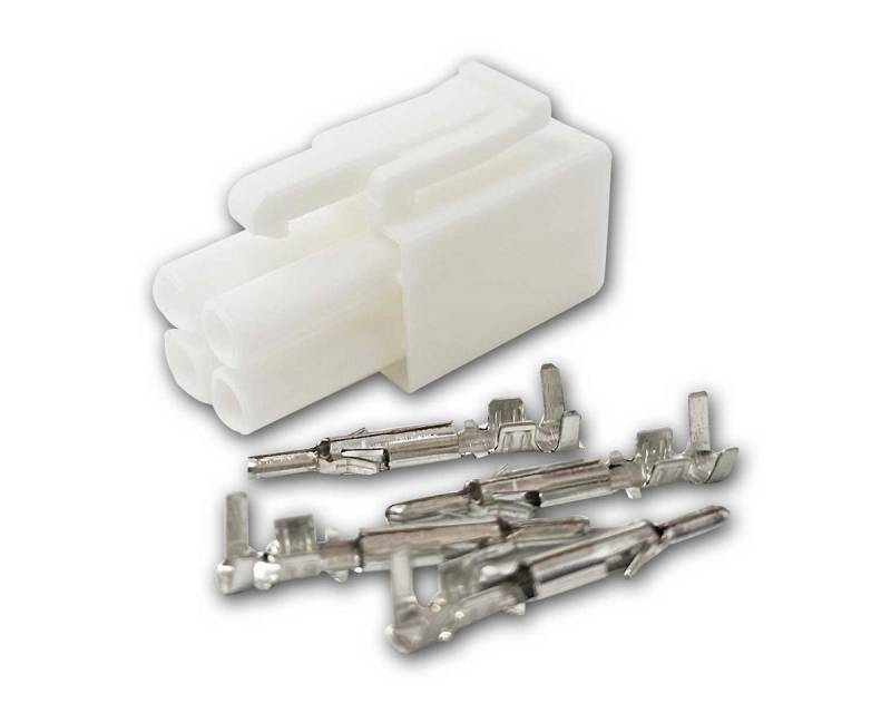 world-trading-net F-Stecker AMP-Stecker 4-polig, mit Crimpkontakten, 10er Pack von world-trading-net