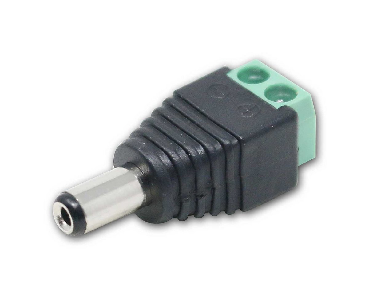 world-trading-net F-Stecker Adapter - Lüsterklemme auf 5,5/2,5mm DC-Stecker von world-trading-net