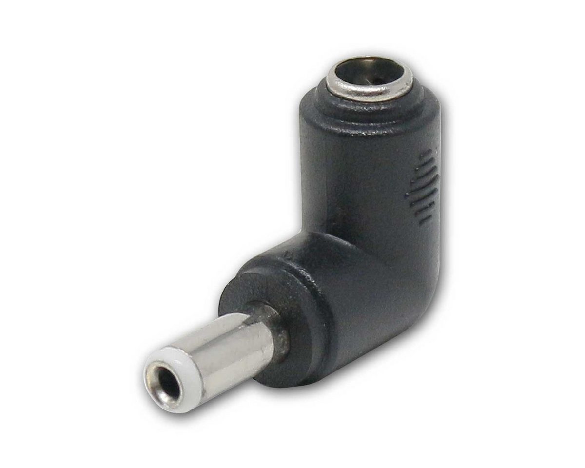 world-trading-net F-Stecker DC Eck-Adapter, 2,5mm Stecker zu 2,1mm Buchse, 90° von world-trading-net