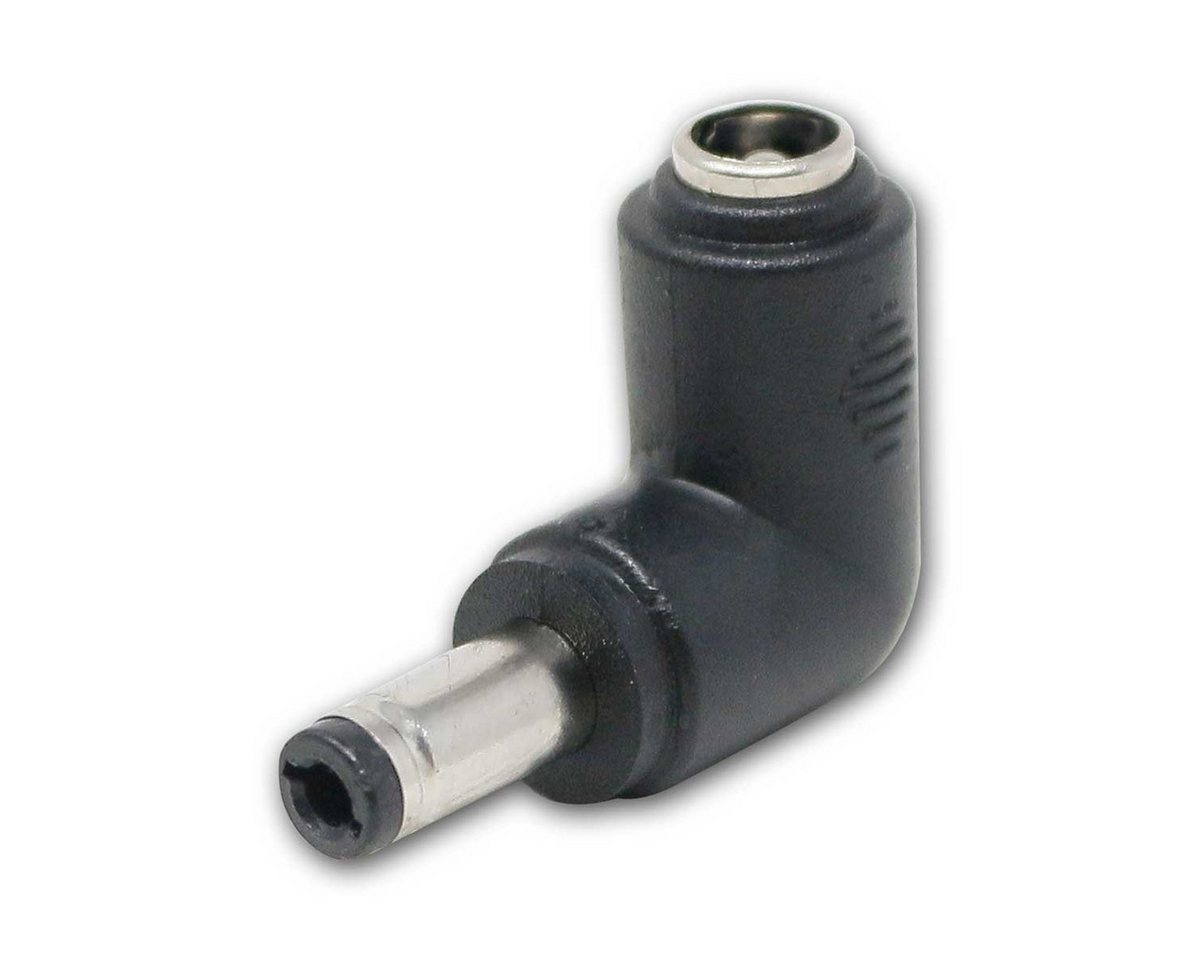 world-trading-net F-Stecker DC Eck-Adapter, 2,5mm Stecker zu 2,5mm Buchse, 90° von world-trading-net