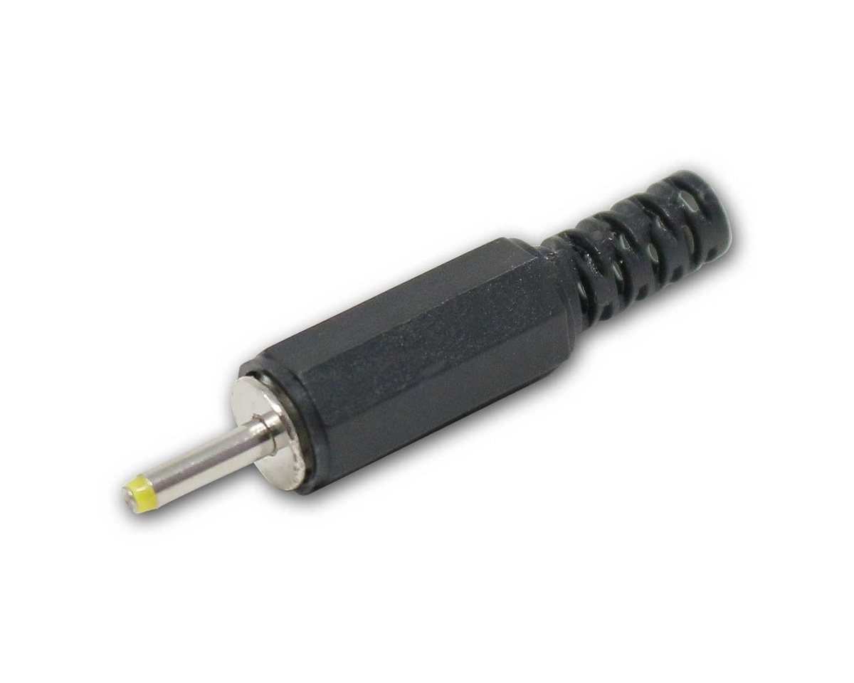 world-trading-net F-Stecker DC-Stecker mit Knickschutz, 2,5x0,7mm, Lötanschluß von world-trading-net