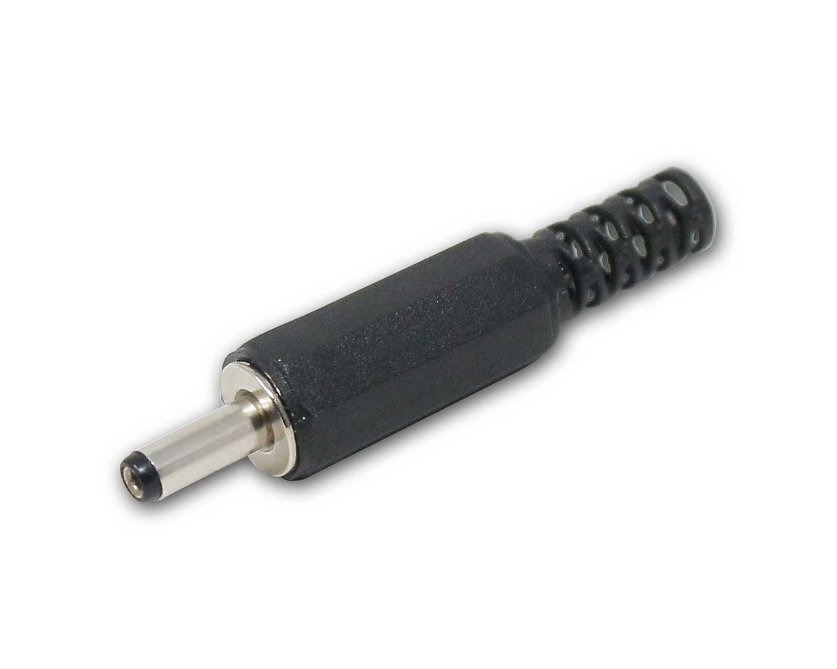 world-trading-net F-Stecker DC-Stecker mit Knickschutz, 3,5x1,35mm Lötanschluß von world-trading-net