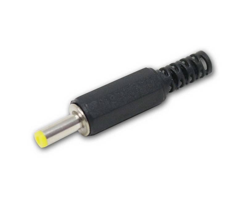 world-trading-net F-Stecker DC-Stecker mit Knickschutz, 4,0x1,7mm, Lötanschluß von world-trading-net