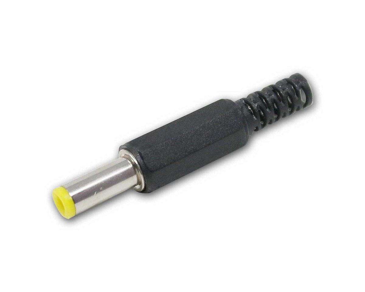 world-trading-net F-Stecker DC-Stecker mit Knickschutz, 5,5x2,5mm, 14mm Schaft von world-trading-net