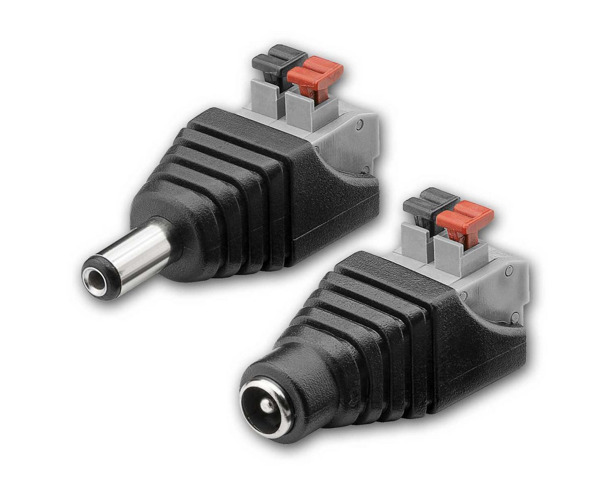 world-trading-net F-Stecker DC-Steckerverbinder 5,5x2,1mm, Stecker & Buchse von world-trading-net