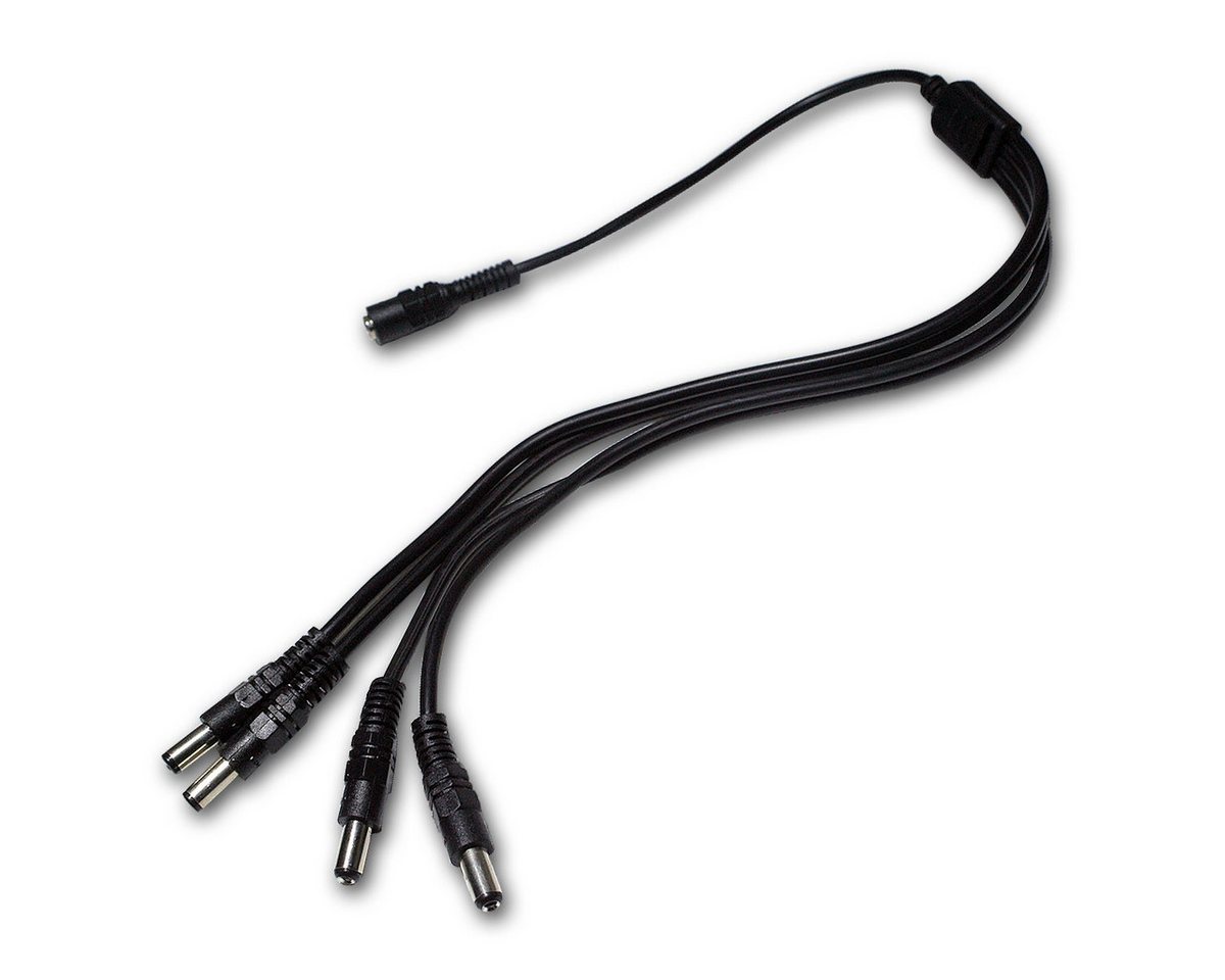 world-trading-net F-Stecker DC-Verteiler 5,5/2,1mm 1x Kupplung / 4x Stecker von world-trading-net