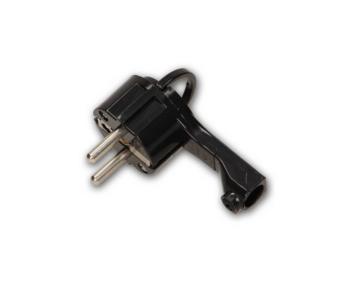 world-trading-net F-Stecker Schutzkontakt-Stecker WTN-FlatPlugII schw 230V/16A von world-trading-net