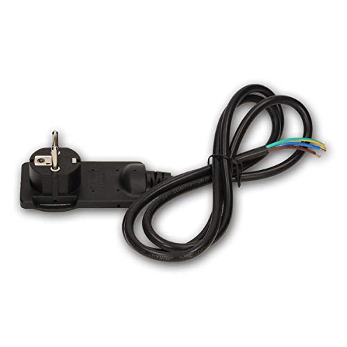 world-trading-net - Flach-Winkelstecker WTN-FlatPlug, mit 1,5m Kabel, schwarz von world-trading-net