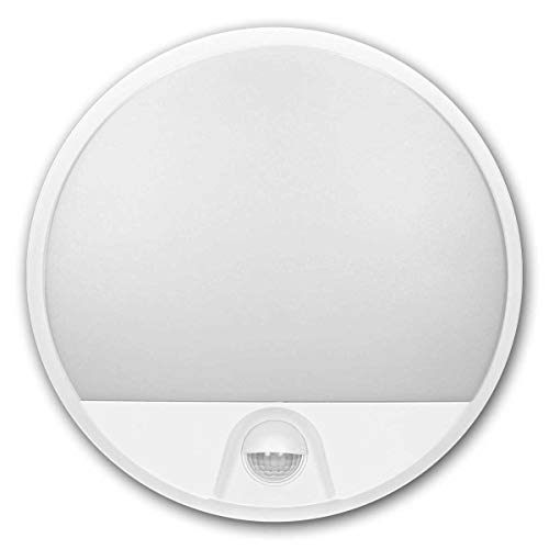 world-trading-net - LED Eingangsleuchte AGAT, weiß 230V/10W, für Innen und Außen, PIR Sensor von world-trading-net