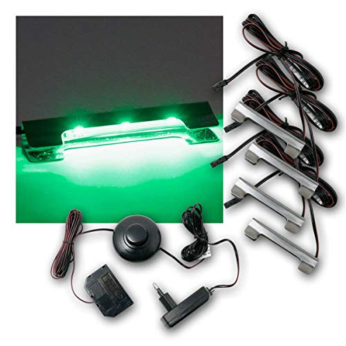 world-trading-net - LED Glasbodenbeleuchtung Clip-3D im 2er Set, Leuchtfarbe grün, inklusive Netzteil world-trading-net - LED Glasbodenbeleuchtung Clip-3D im 2er Set, Leuchtfarbe grün, inklusive Netzteil von world-trading-net