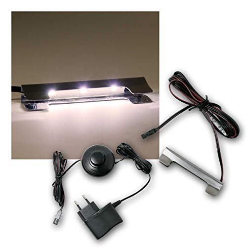world-trading-net - LED Glasbodenbeleuchtung Clip-3D im 2er Set, Leuchtfarbe neutralweiß, inklusive Netzteil world-trading-net - LED Glasbodenbeleuchtung Clip-3D im 2er Set, Leuchtfarbe neutralweiß, inklusive Netzteil von world-trading-net