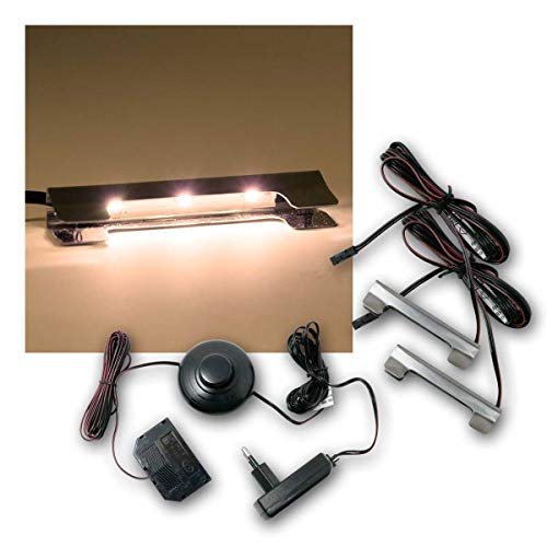 world-trading-net - LED Glasbodenbeleuchtung Clip-3D im 2er Set, Leuchtfarbe warmweiß, inklusive Netzteil world-trading-net - LED Glasbodenbeleuchtung Clip-3D im 2er Set, Leuchtfarbe warmweiß, inklusive Netzteil von world-trading-net