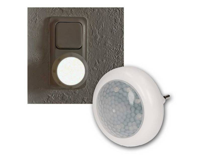 world-trading-net LED Nachtlicht Steckdosen-Nachtlicht PIR-Sensor, 230V/0,5W, 40lm world-trading-net LED Nachtlicht Steckdosen-Nachtlicht PIR-Sensor, 230V/0,5W, 40lm von world-trading-net