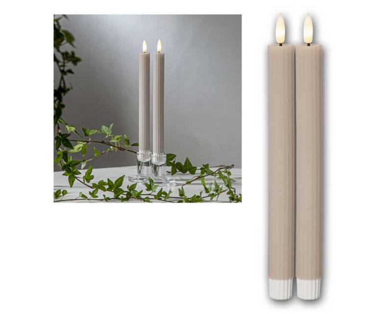 world-trading-net Adventskerze LED Stabkerzen STRIPE 4er Set bg 3D Flamme & Timer world-trading-net Adventskerze LED Stabkerzen STRIPE 4er Set bg 3D Flamme & Timer von world-trading-net