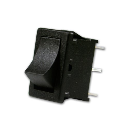 world-trading-net - Mini-Wippenschalter schwarz, 1-polig, max. 250V/3A von world-trading-net