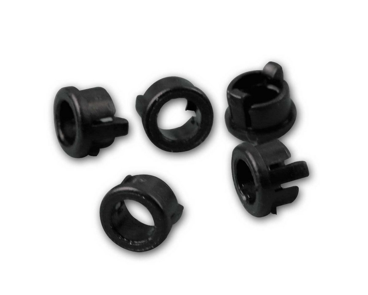 world-trading-net Montagezubehör 25 Stk Montageringe für 3mm LEDs, schwarz Kunststo von world-trading-net