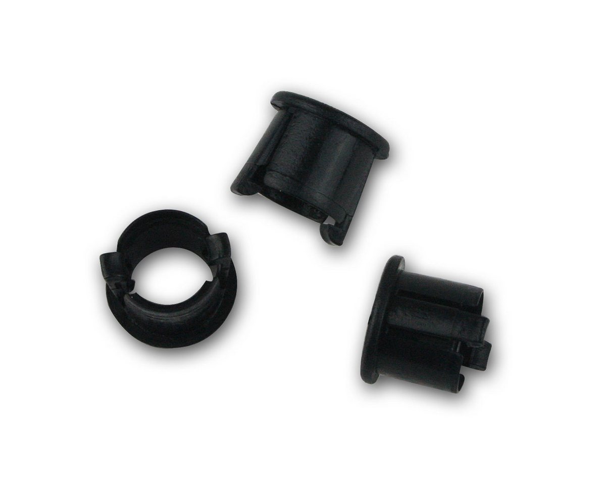 world-trading-net Montagezubehör 25 Stk Montageringe für 5mm LEDs, schwarz Kunststo von world-trading-net