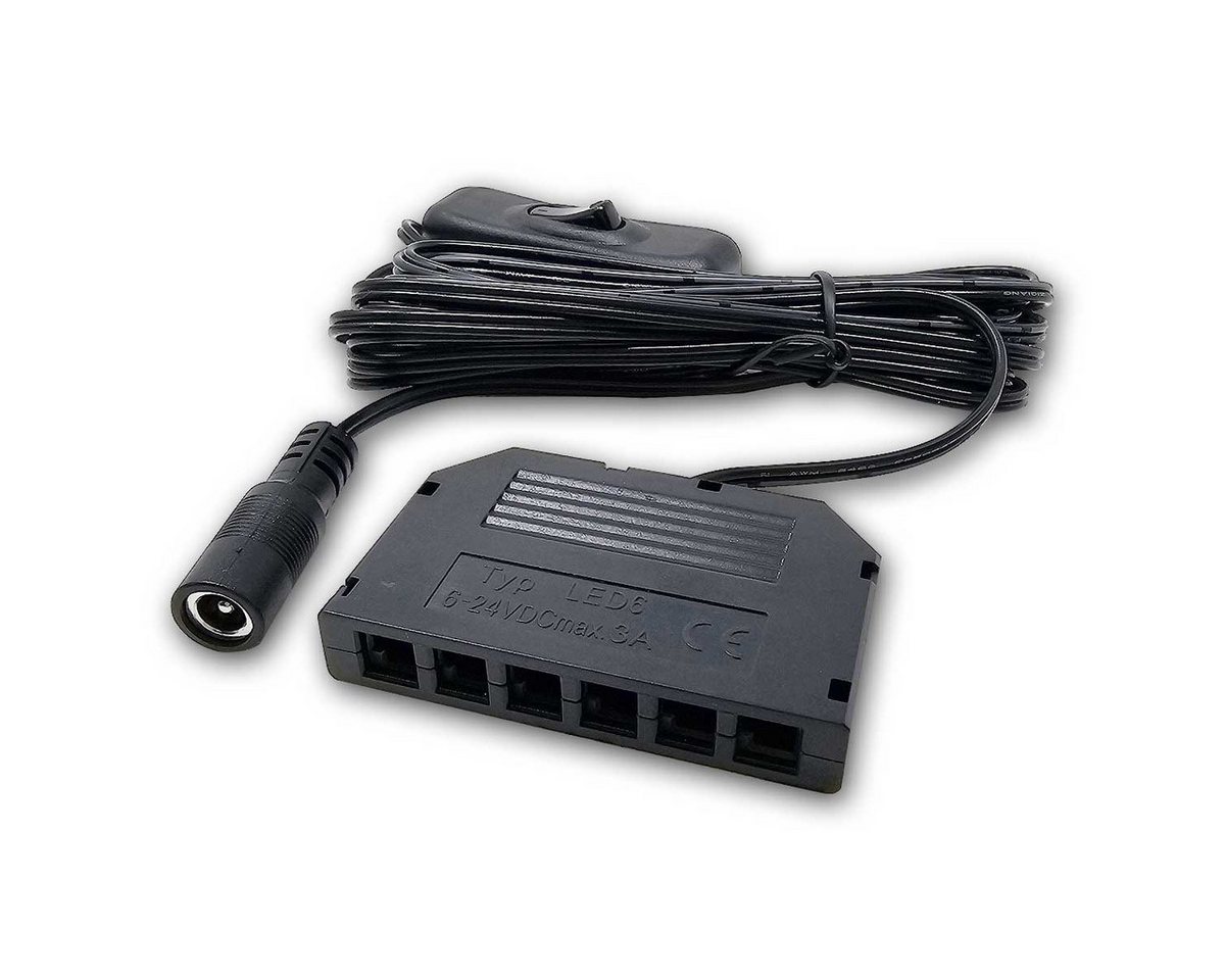 world-trading-net Schalter Mini AMP Verteiler schwarz, Schalter, DC-Buchse world-trading-net Schalter Mini AMP Verteiler schwarz, Schalter, DC-Buchse von world-trading-net
