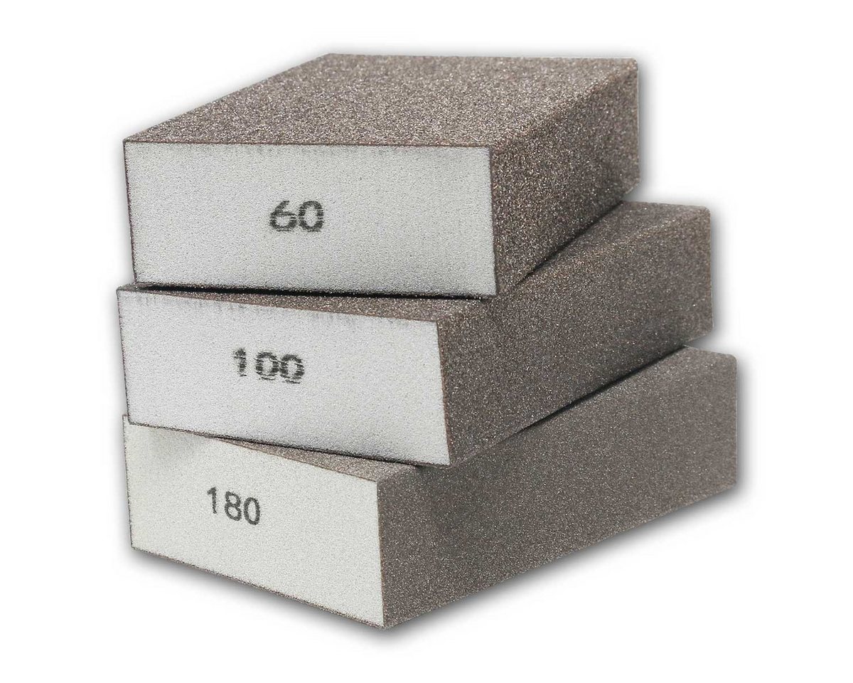 world-trading-net Schleifschwamm 9er Set, Schleifschwamm je 3x K60 + K100 + K180 world-trading-net Schleifschwamm 9er Set, Schleifschwamm je 3x K60 + K100 + K180 von world-trading-net